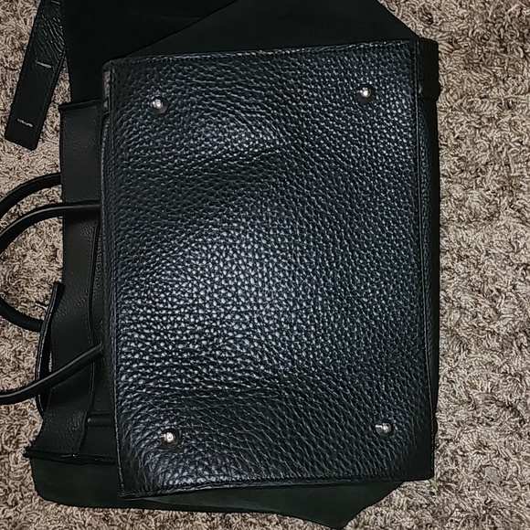 MARIO VALENTINO MADE IN ITALY REAL LEATHER LARGE CELINE LIKE TOTE BAG EUC - Picture 9 of 14